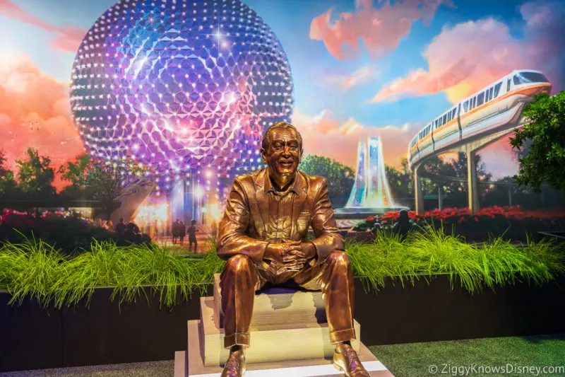 Walt Disney The Dreamer statue coming to EPCOT D23 Expo