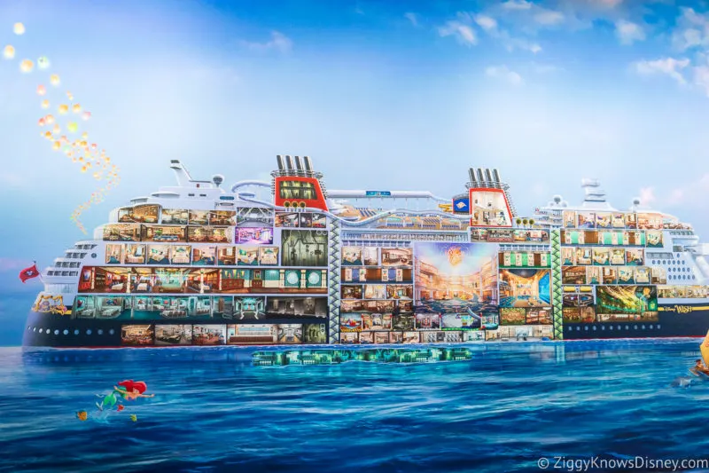Disney Wish ship concept art D23 Expo
