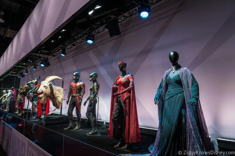 Super Hero costumes outfits Marvel Studios D23 Expo