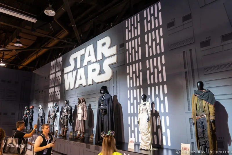 Star Wars costumes Lucasfilm pavilion D23 Expo