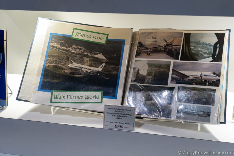 photo album from Walt Disney's plane D23 Expo