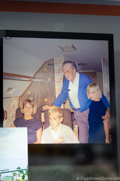 Walt Disney with his family on plane D23 Expo