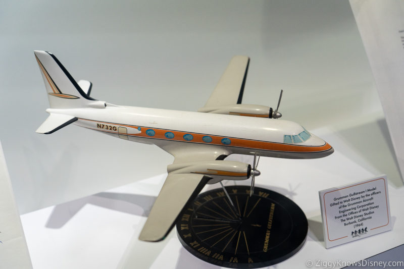 Model of Walt Disney's Plane D23 Expo