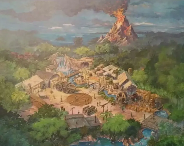 Fire Mountain Concept Art