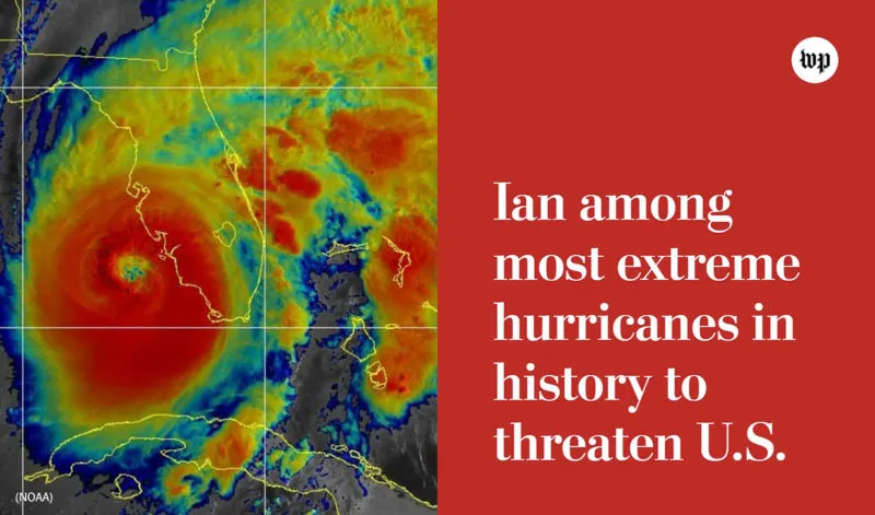 Hurricane Ian becoming Category 5