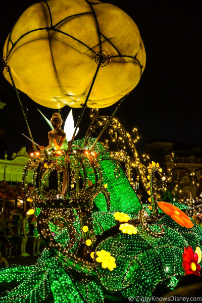 Tinker Bell on Main Street Electrical Parade Magic Kingdom