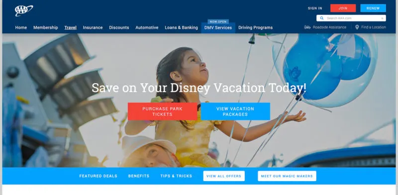 AAA Discount Disney World Tickets