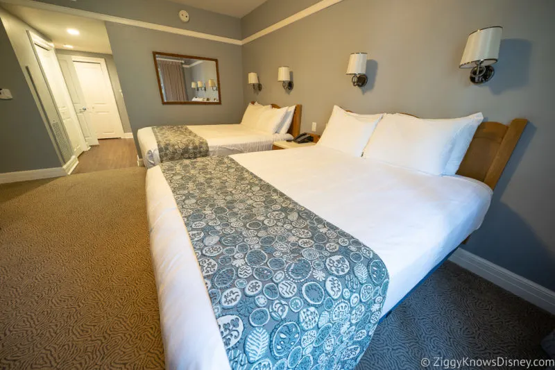 guest rooms at Disney's Beach Club Villas