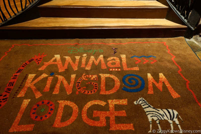 Animal Kingdom Lodge Resort floor mat