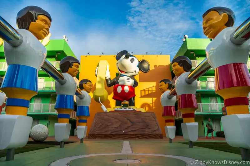 Mickey Mouse figure Disney's All-Star Sports Resort