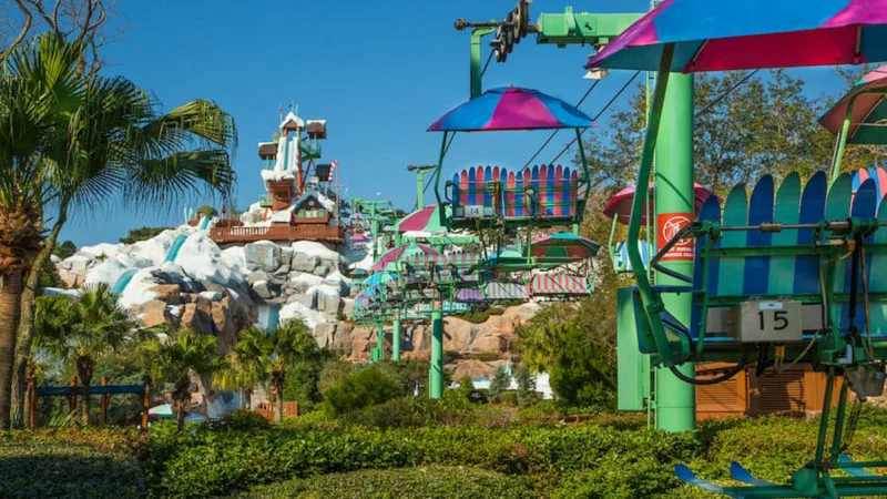 chair lift at Blizzard Beach