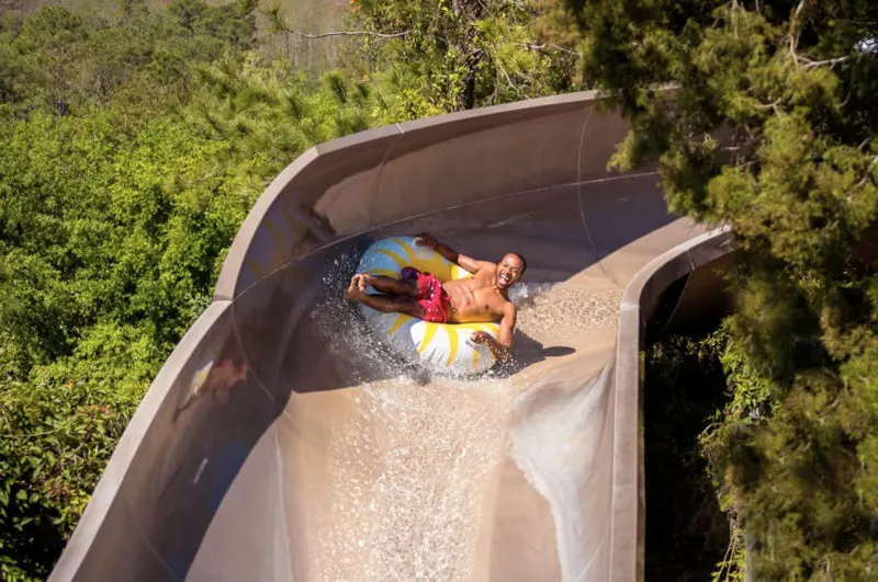 tube waterslide Blizzard Beach