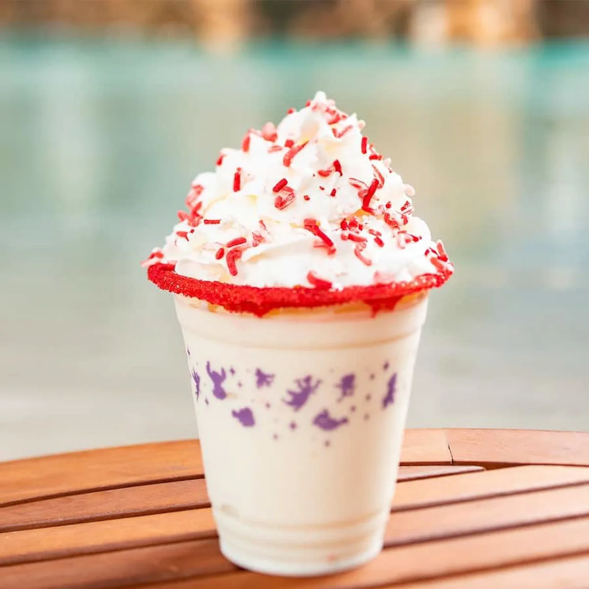 Blizzard Beach peppermint milkshake