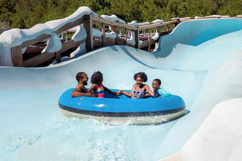 family raft ride Blizzard Beach