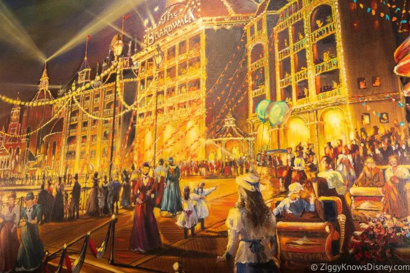 painting of Disney's Boardwalk Inn