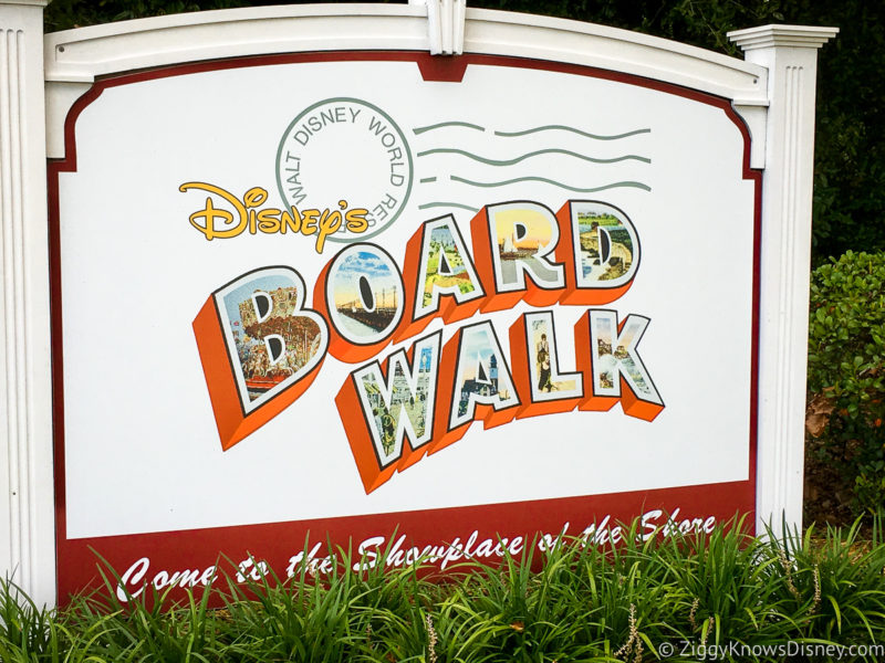 Disney's Boardwalk Inn sign