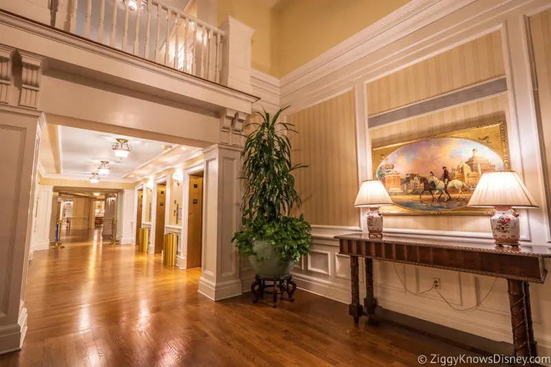 Disney's Boardwalk Inn interior hallway