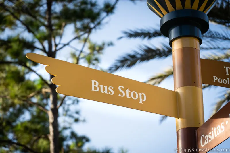 Bus stop at Coronado Springs Resort