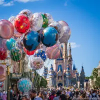 Balloons over Main Street U.S.A. Magic Kingdom