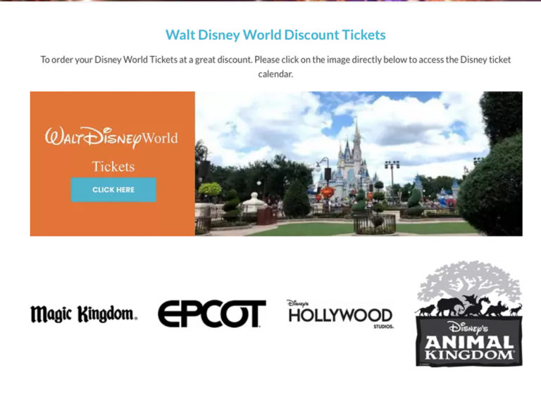 2024 Disney World Florida Resident Tickets Deals & Offers