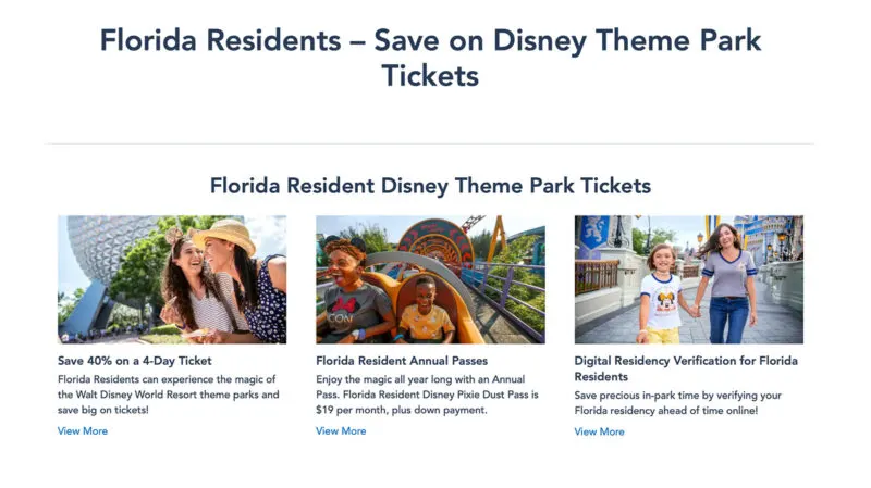 2022 Disney World Ticket Deal for Floridians - Disney Tourist Blog