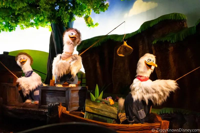 Splash Mountain birds Magic Kingdom