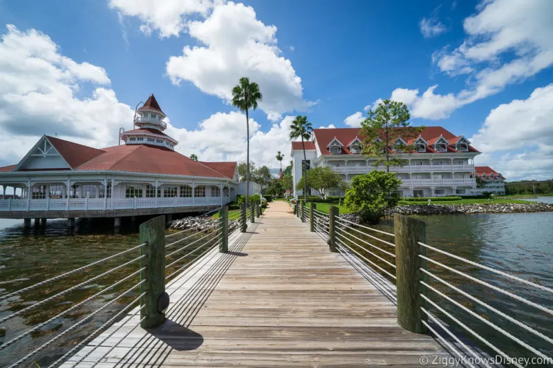 Grand Floridian Resort dock near Seven Seas Lagoon