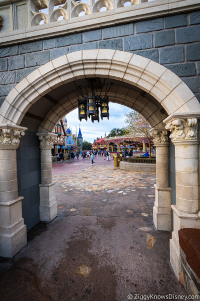 archway in Magic Kingdom Fantasyland
