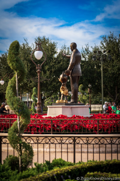 Walt Disney and Mickey Mouse Partners Statue