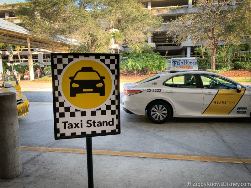 Taxi stand Orlando International Airport