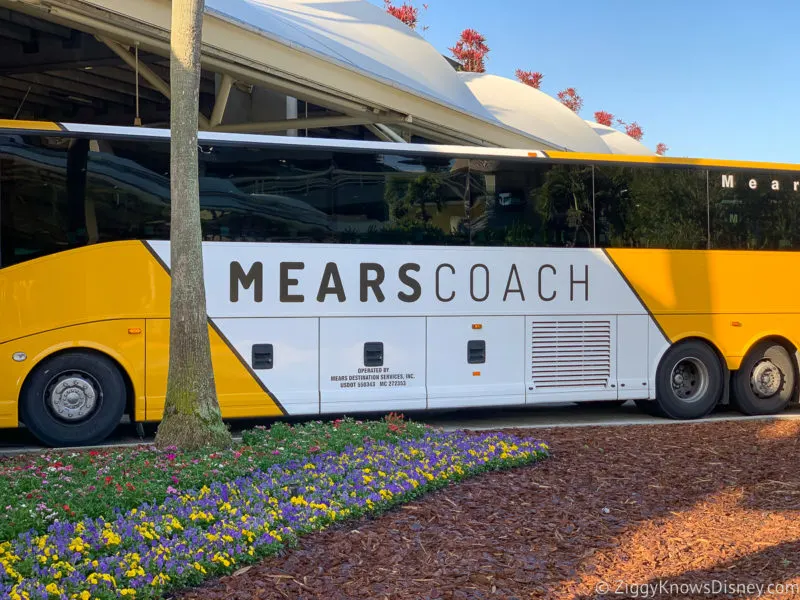 Mears Coach bus service from Orlando Airport