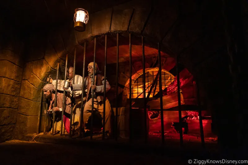 Pirates of the Caribbean Jail Scene Magic Kingdom