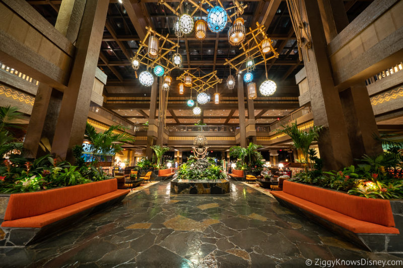 Disney's Polynesian Resort lobby