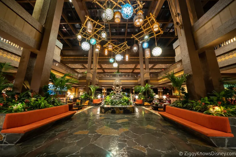 Disney's Polynesian Resort lobby