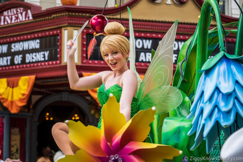 Tinker Bell in Festival of Fantasy Parade