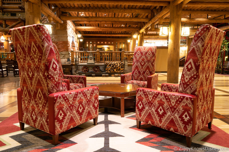 Wilderness Lodge lobby chairs