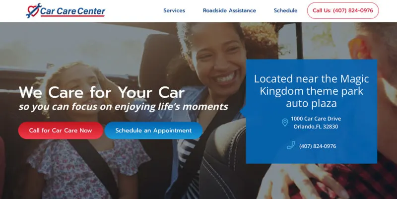 Disney World Car Care Center