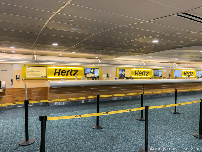 Hertz rental car Orlando Airport