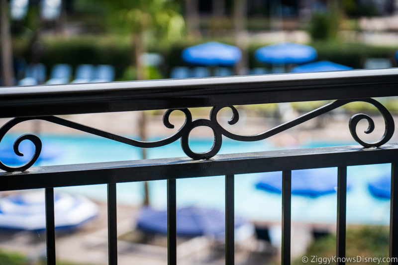 hidden Mickey in the guardrail Disney's Riviera Resort