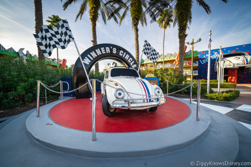 Disney's All-Star Movies Resort The Love Bug car