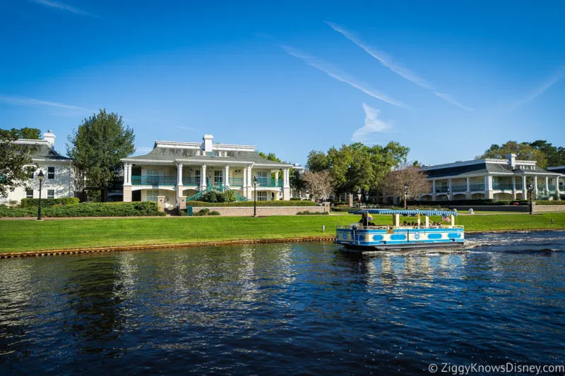 Disney's Port Orleans Resort Riverside Southern Mansions along river
