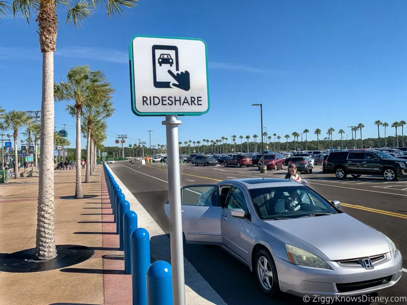 Uber Rideshare pickup and drop-off point