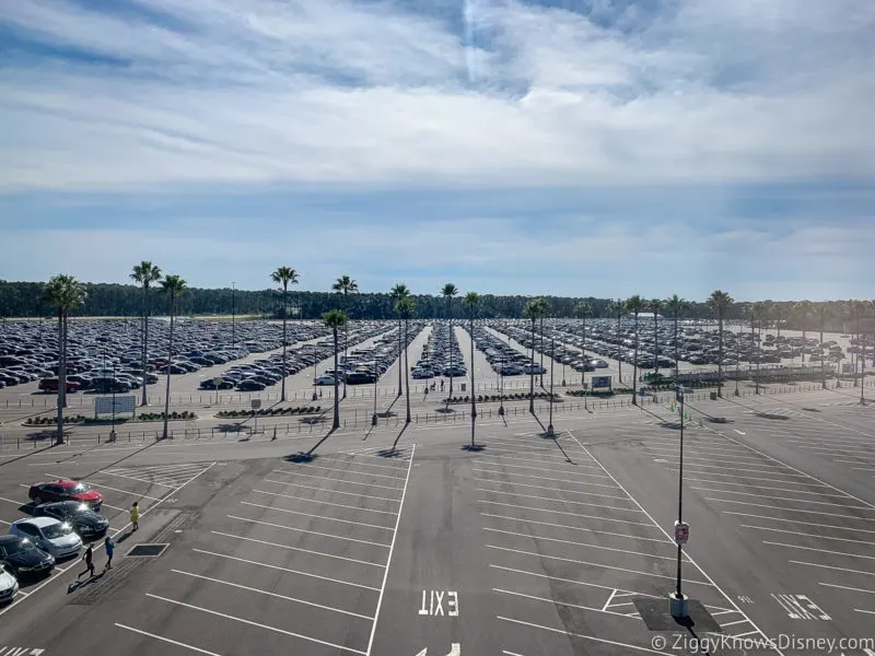 Hollywood Studios Parking Lot from the Skyliner