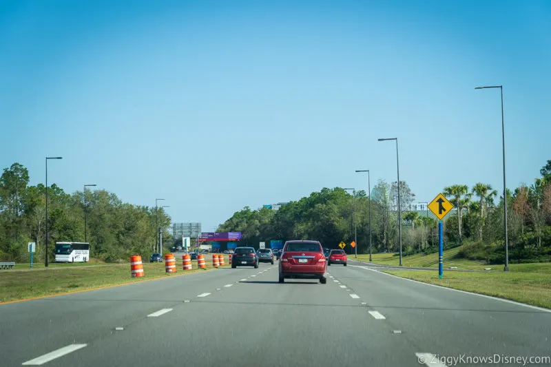 driving in Walt Disney World