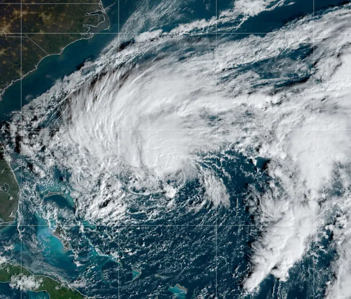 Tropical Storm Nicole radar