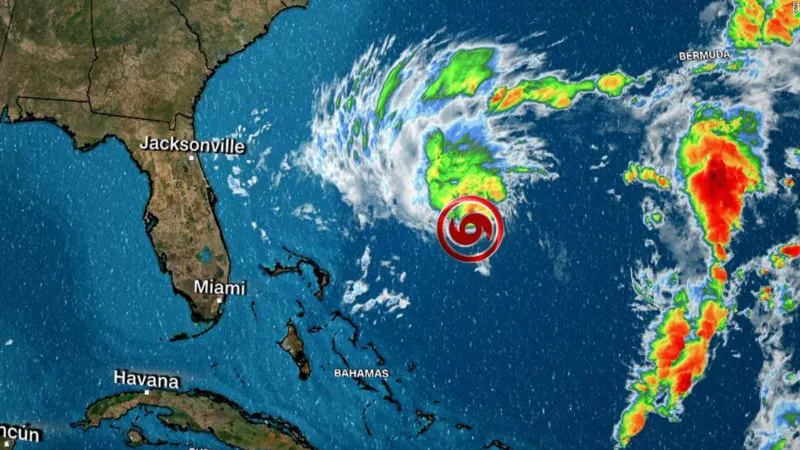 Tropical Storm Nicole approaching Florida