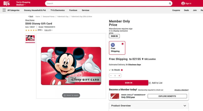 2024 Discount Disney Gift Cards