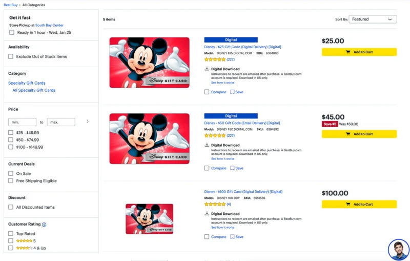 Best place to buy Discount Disney Gift Cards