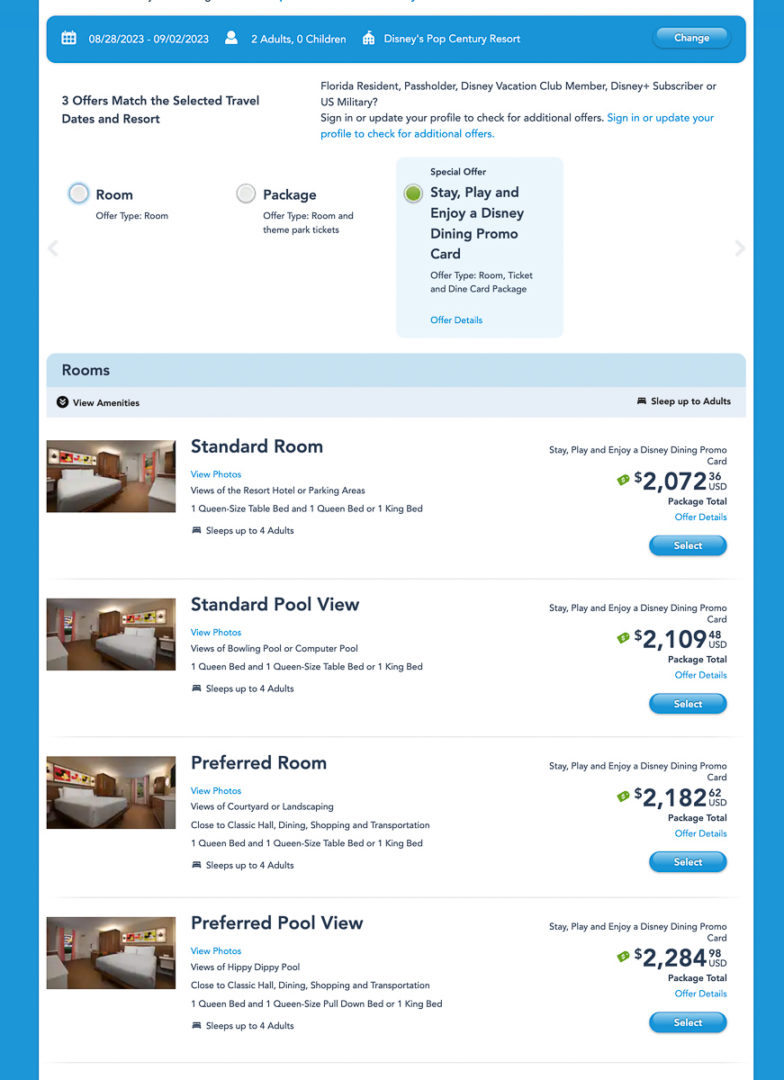 Free Disney Dining Promo Card Full Details & FAQs