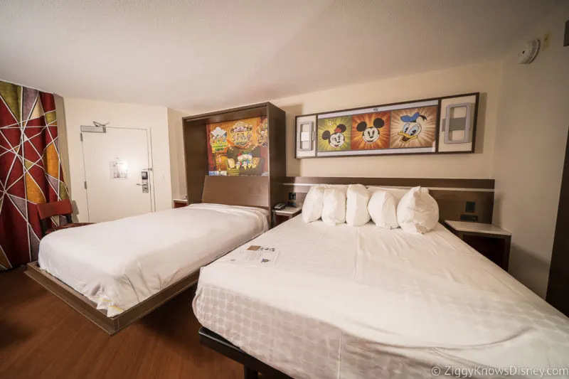 Guest Room at Disney's Pop Century Resort